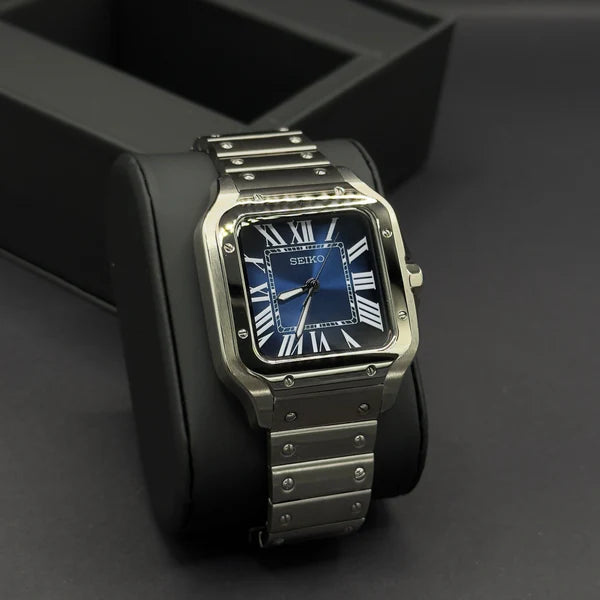 Seiko Cartier Santos Azul