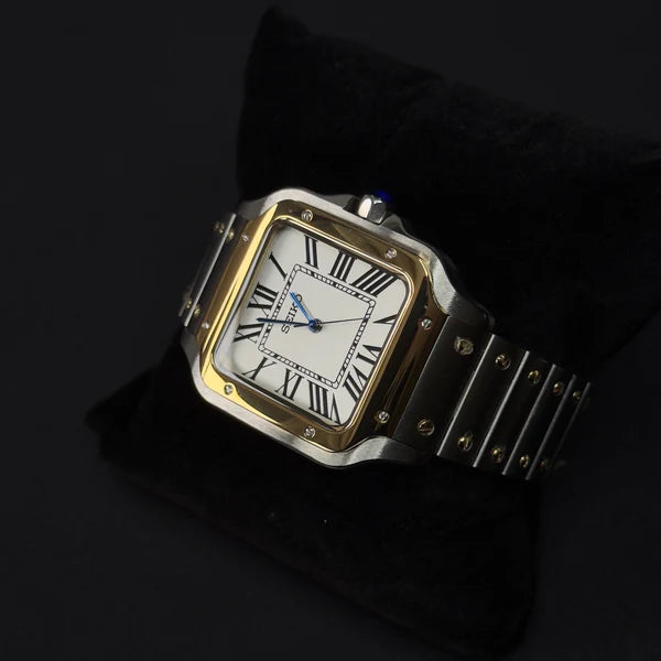 Seiko Cartier Santos Oro Acero