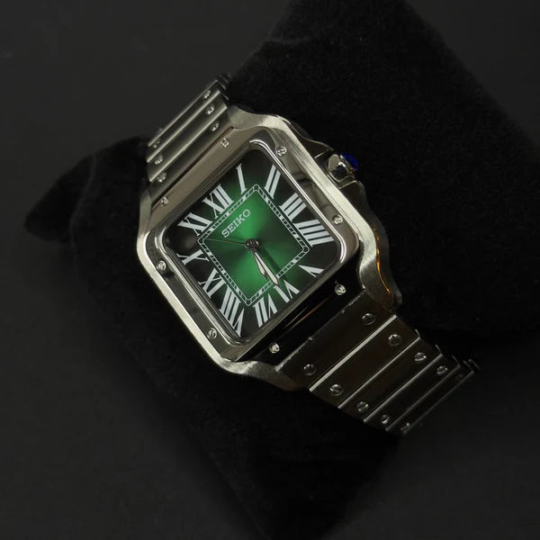 Seiko Cartier Santos Verde