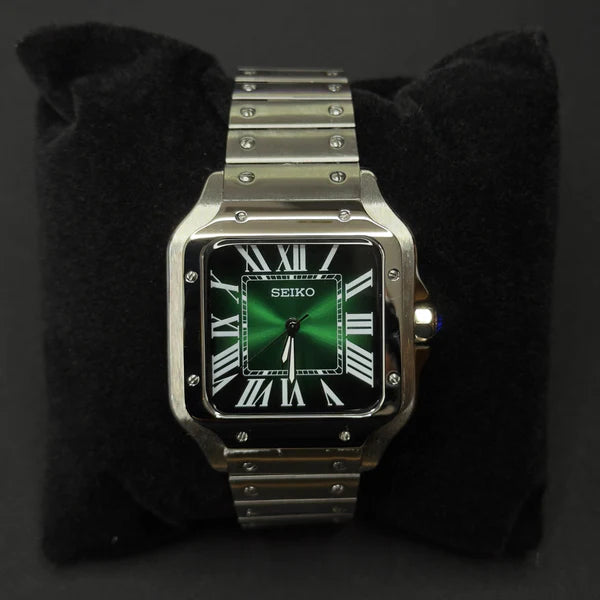 Seiko Cartier Santos Verde