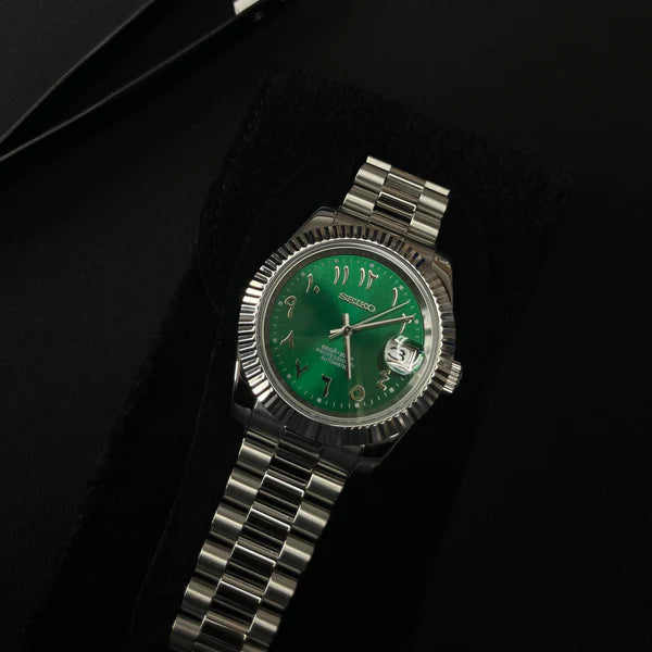 Seiko Datejust Arabic Dial Verde