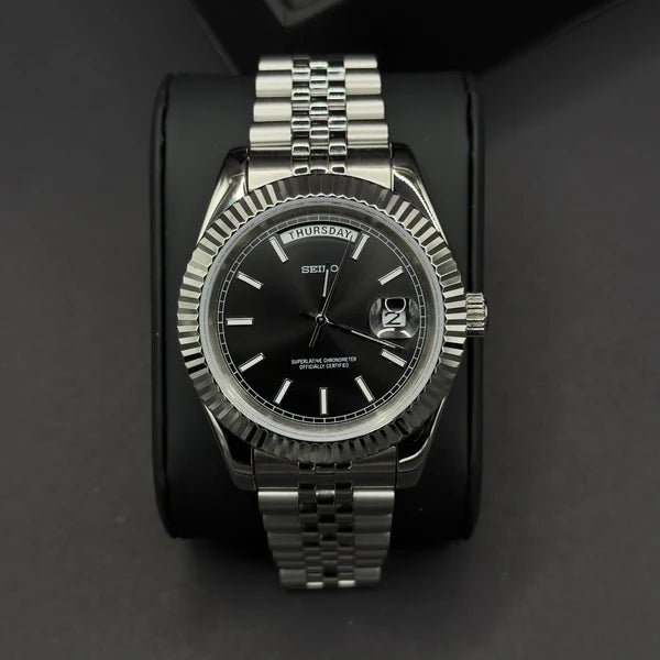 Seiko Daydate Negro