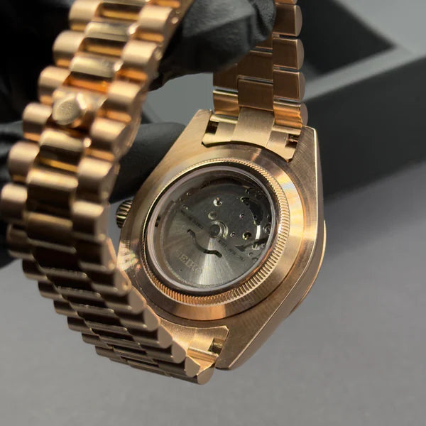 Seiko Daydate Chocolate Oro Rosa