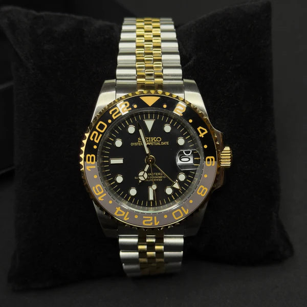 Seiko GMT Master II Oro Acero NH34