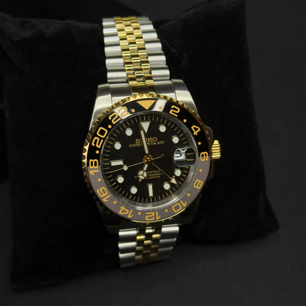Seiko GMT Master II Oro Acero NH34