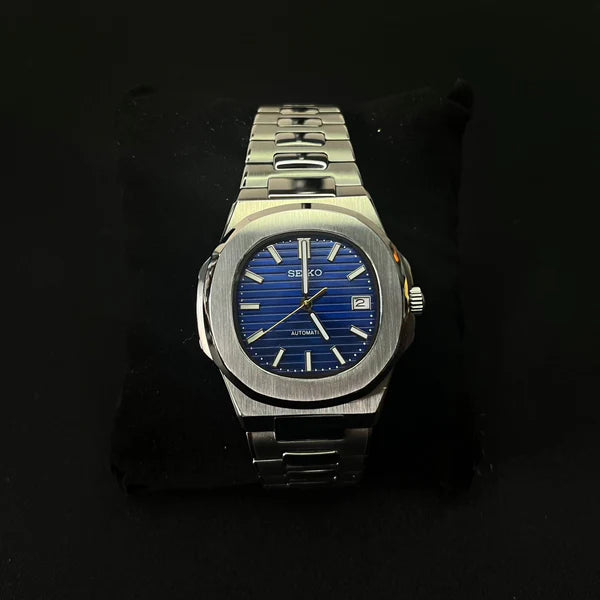 Seiko Mod Nautilus Azul