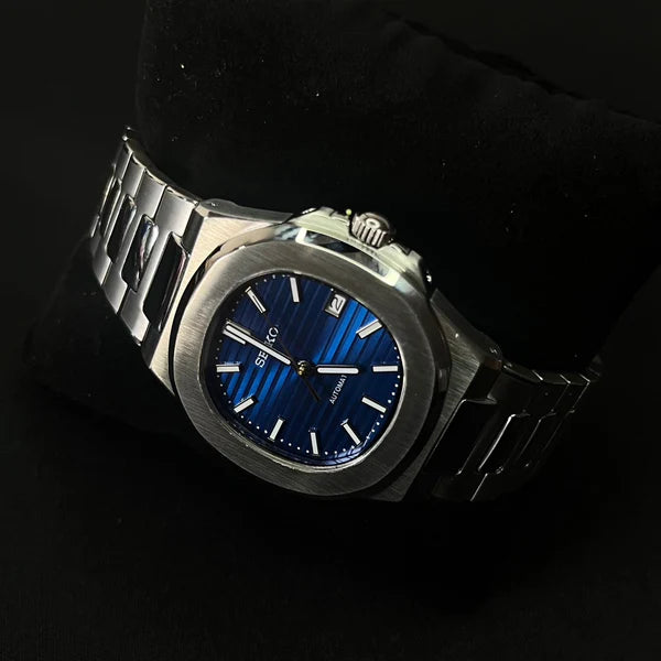 Seiko Mod Nautilus Azul