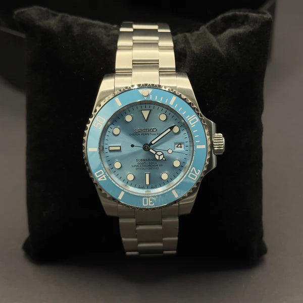 Seiko Submariner Azul Cielo