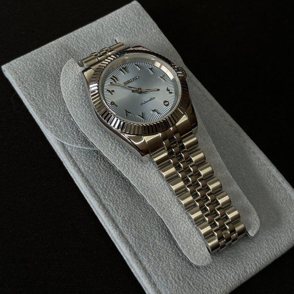 Seiko Datejust Arabic Dial Light Blue