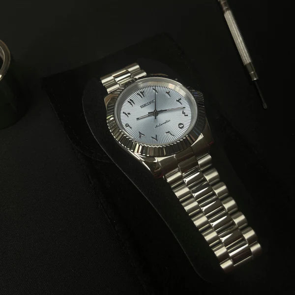 Seiko Datejust Arabic Dial Light Blue