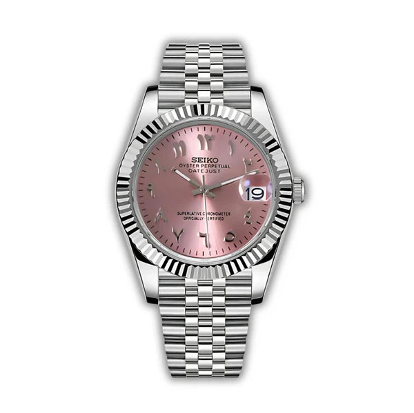 Seiko Datejust Arabic Dial Rose