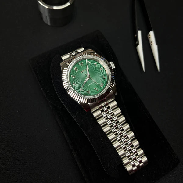 Seiko Datejust Arabic Dial Sapin Verde
