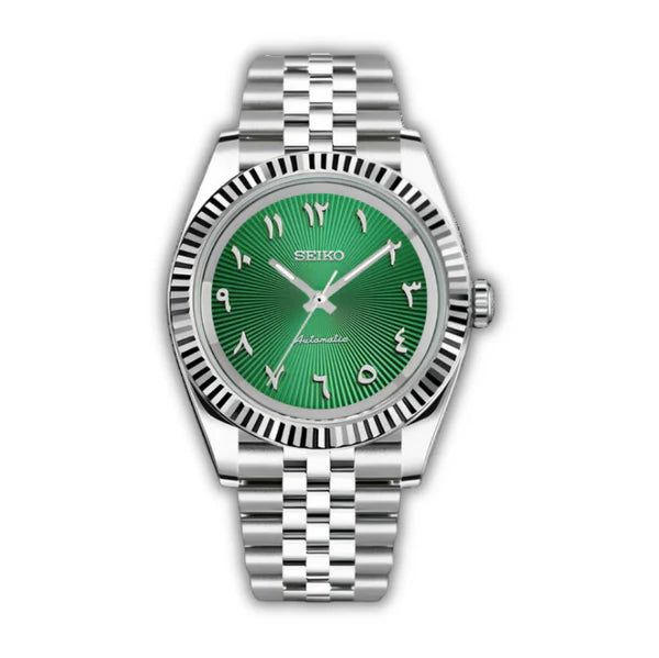 Seiko Datejust Arabic Dial Sapin Verde