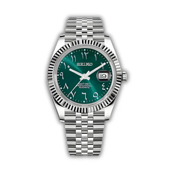 Seiko Datejust Arabic Dial Verde