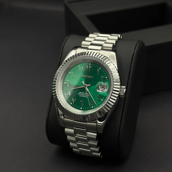 Seiko Datejust Arabic Dial Verde