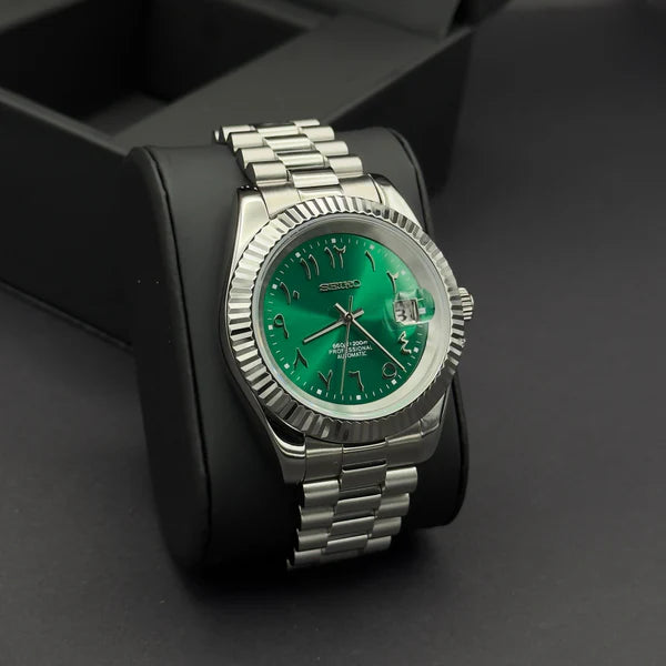 Seiko Datejust Arabic Dial Verde