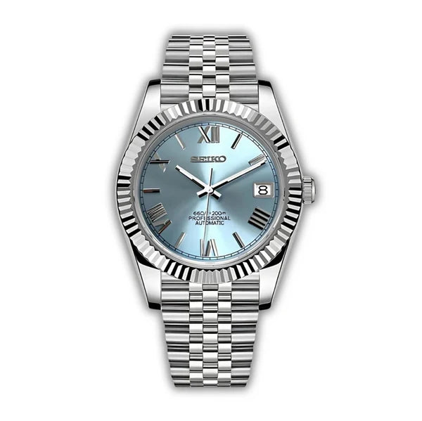 Seiko Datejust Roman Dial Ice Blue