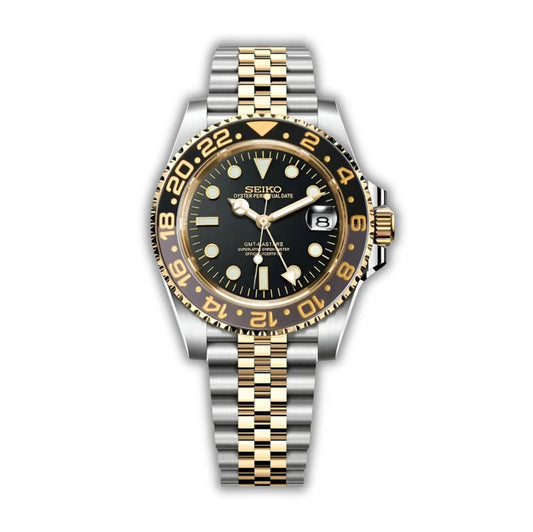 Seiko GMT Master II Oro Acero NH34