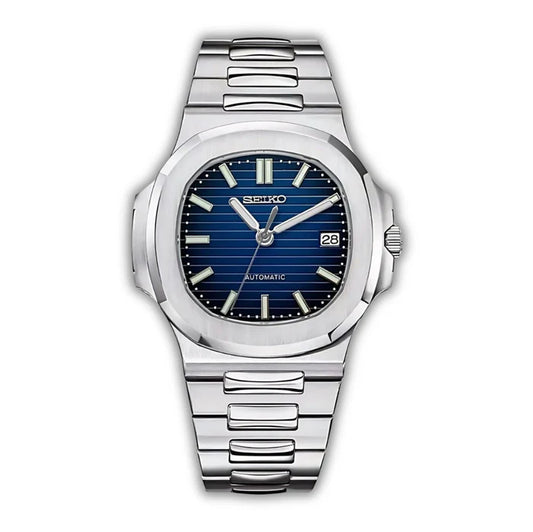 Seiko Mod Nautilus Azul