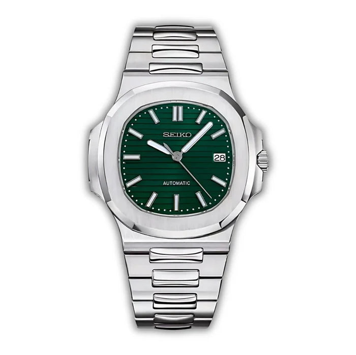 Seiko Mod Nautilus Verde