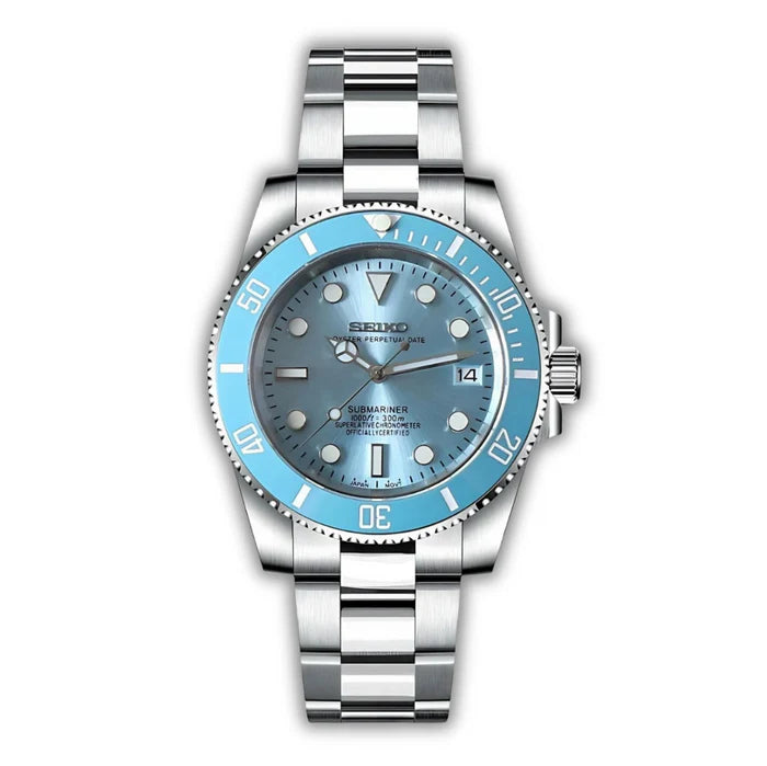 Seiko Submariner Azul Cielo