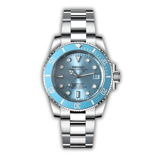 Seiko Submariner Azul Cielo