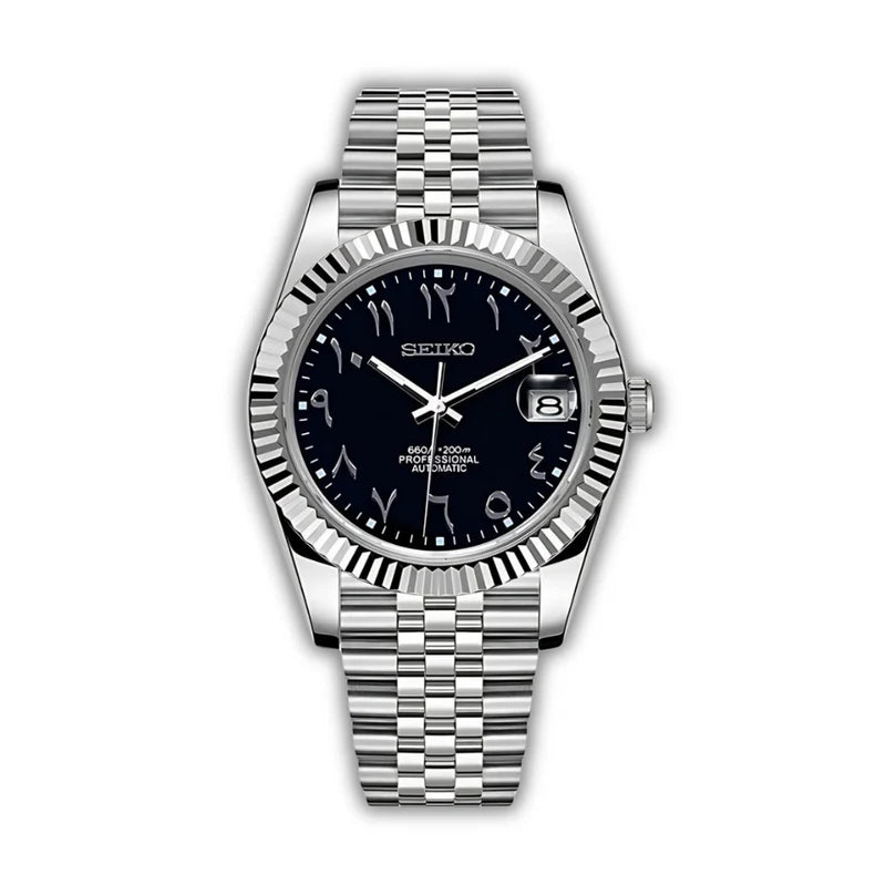 Seiko Datejust Arabic Dial Negro