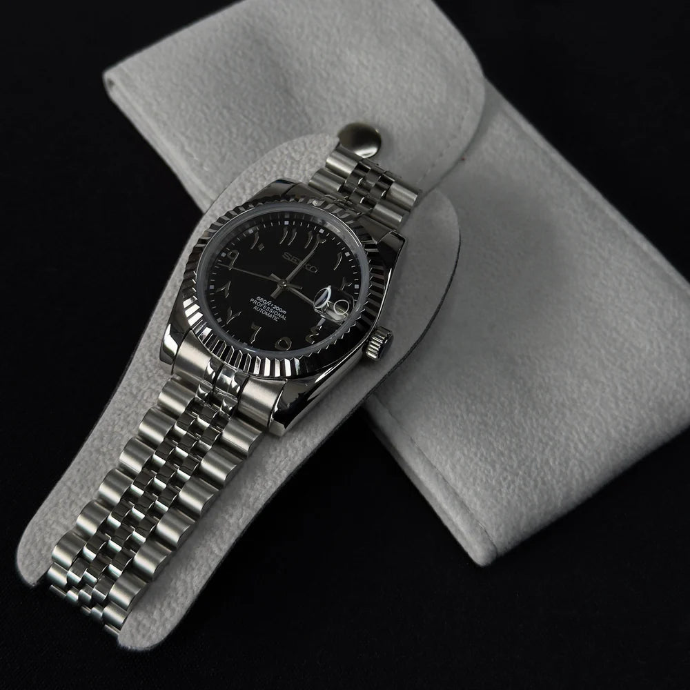 Seiko Datejust Arabic Dial Negro