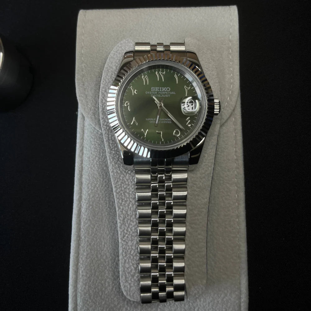 Seiko Datejust Arabic Dial Oliva