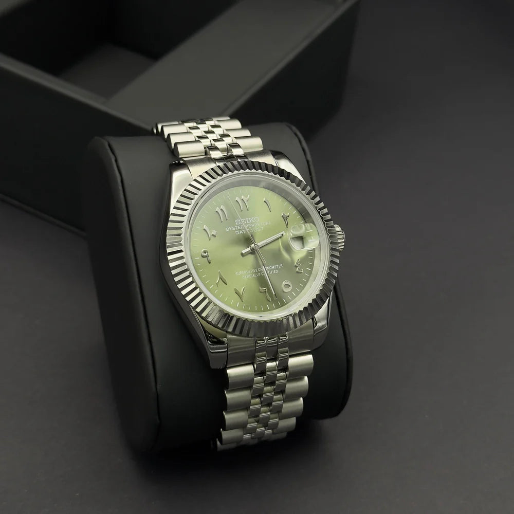 Seiko Datejust Arabic Dial Oliva