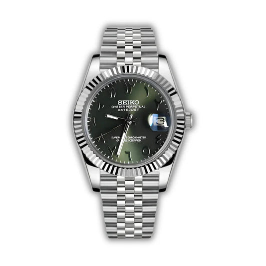Seiko Datejust Arabic Dial Oliva