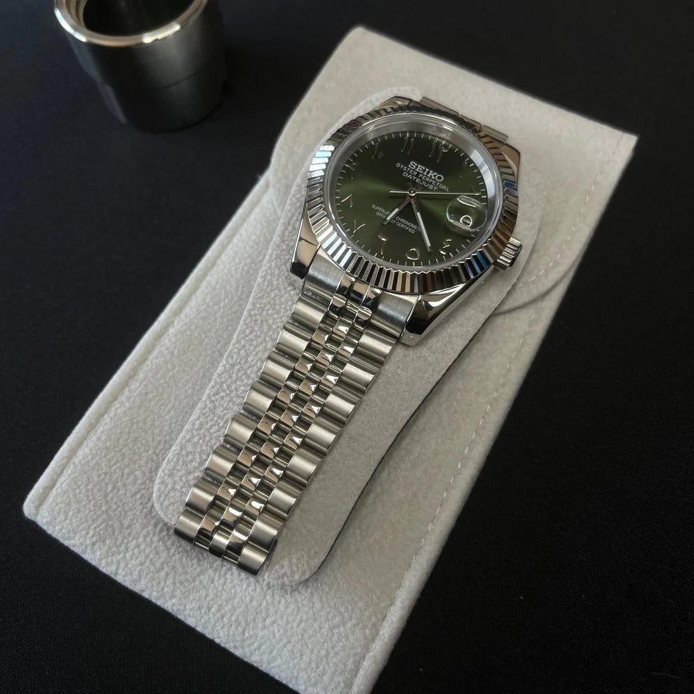 Seiko Datejust Arabic Dial Oliva