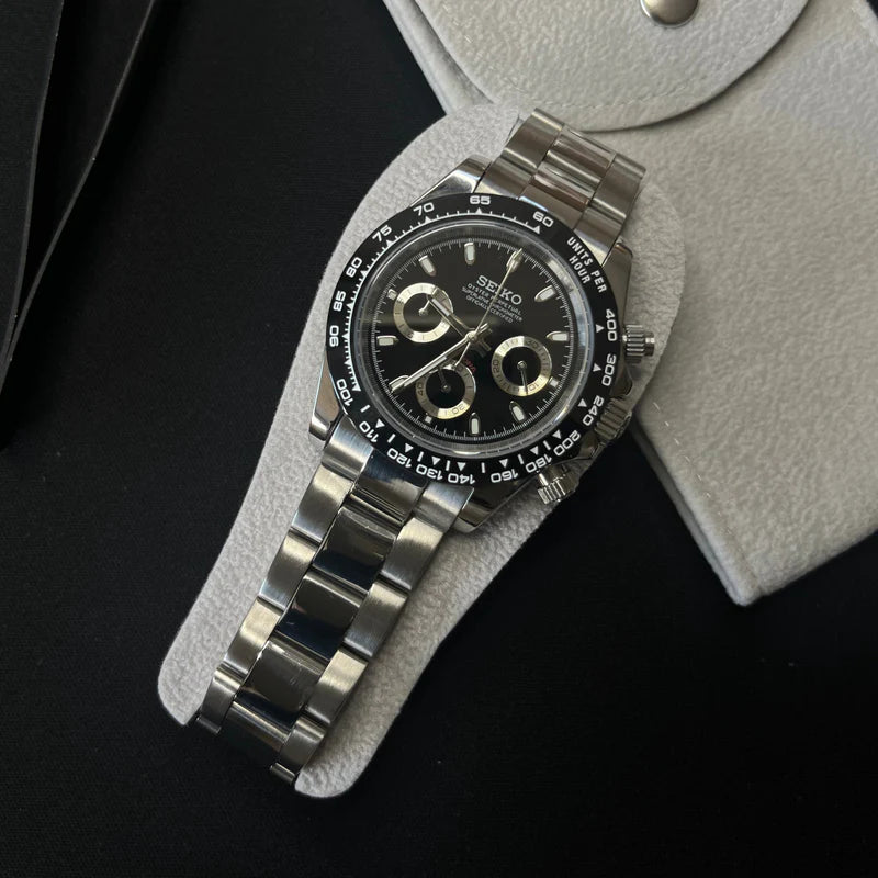 Seiko Mod Daytona Negro