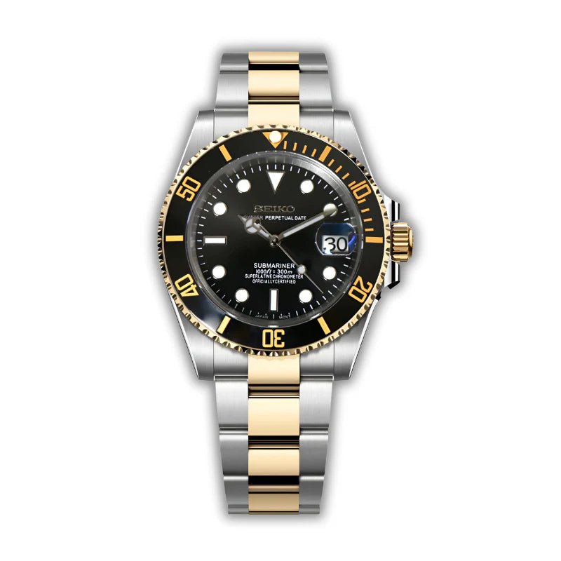 Seiko Submariner Acero y Dorado