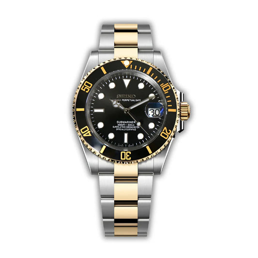 Seiko Submariner Acero y Dorado